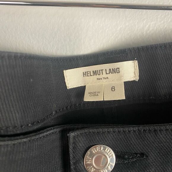 Helmut Lang Low Rise Black Women’s Straight Leg Jeans - Picture 6 of 6